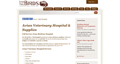 Desktop Screenshot of forthebirdsdvm.com